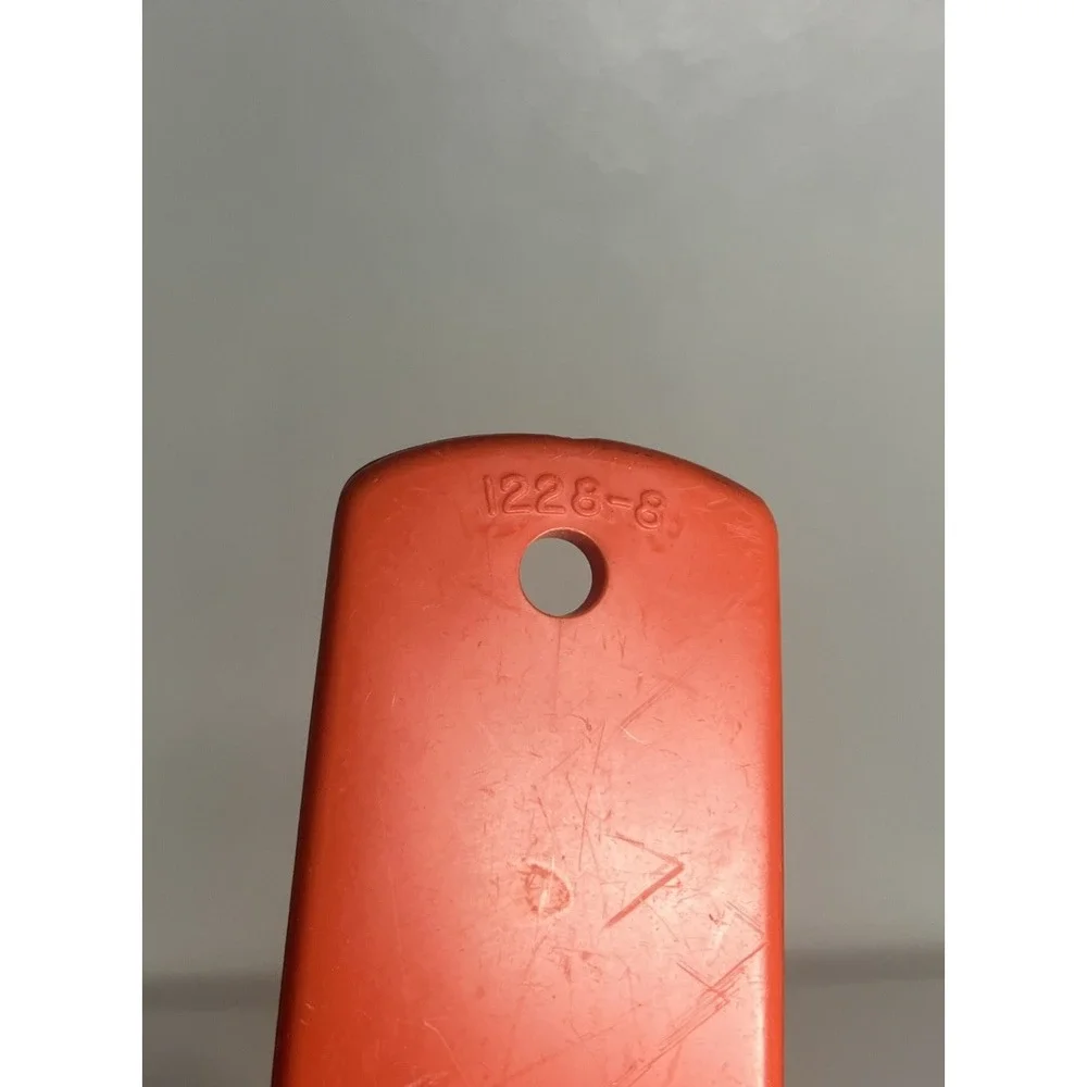 Vintage Tupperware Orange Pie Cake Server & Serrated Knife - #1228-8
